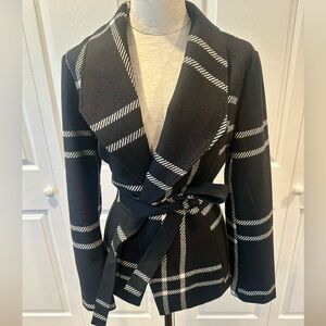 White House Black Market Plaid Jacket